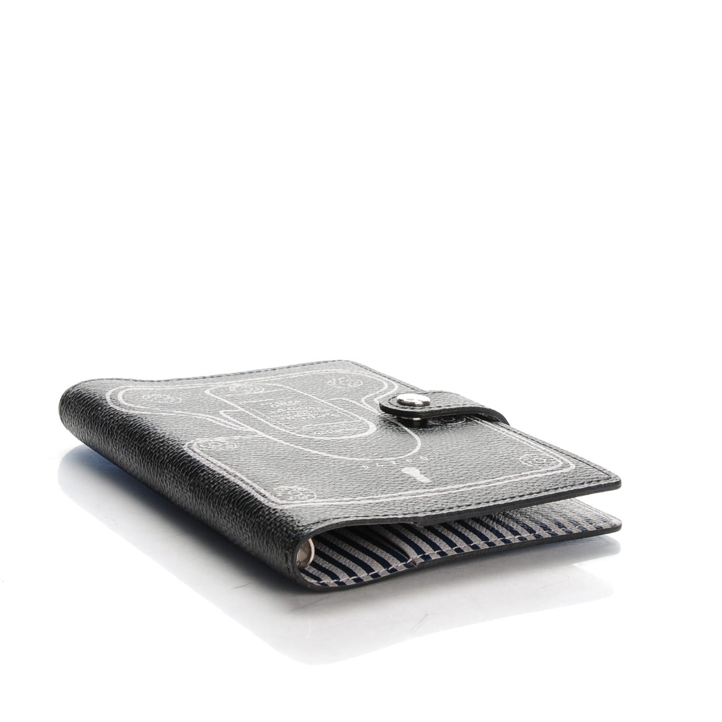 Damier Graphite Trunks and Locks Small Ring Agenda Cover