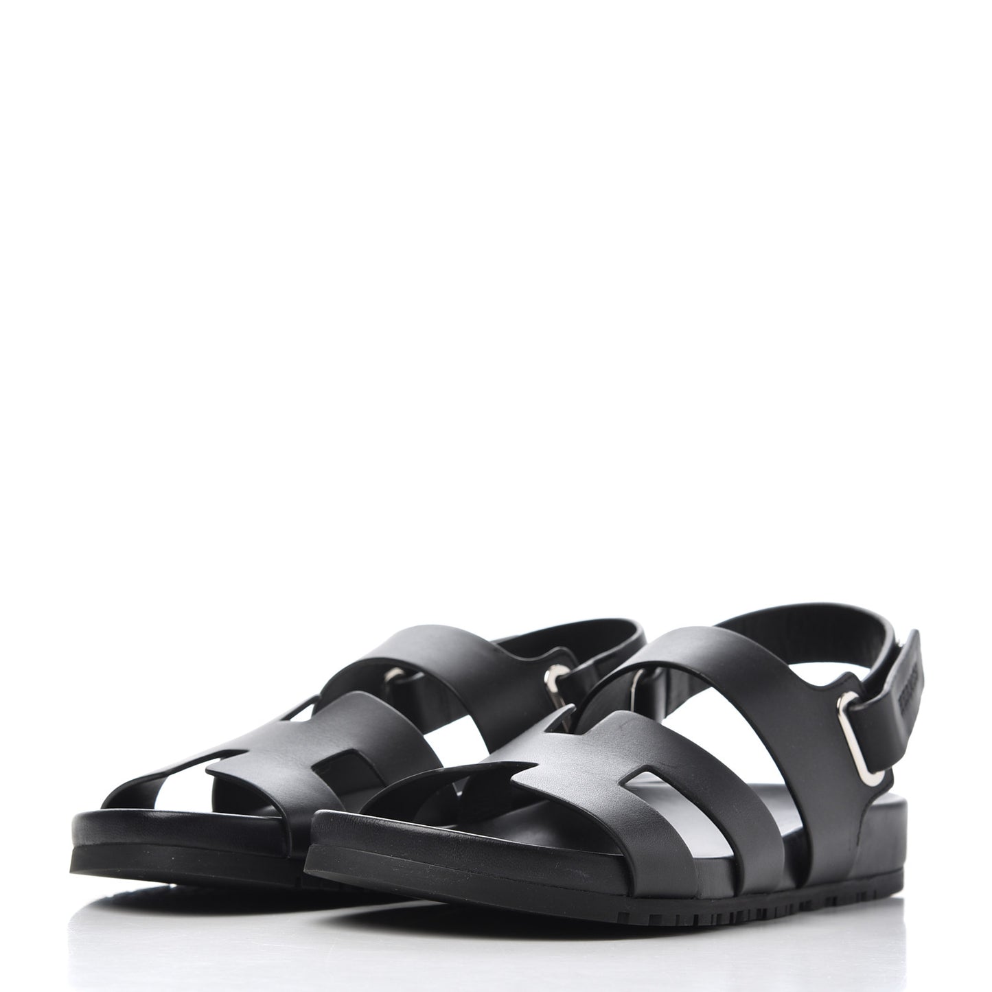 Calfskin Womens Takara Sandals 38 Black