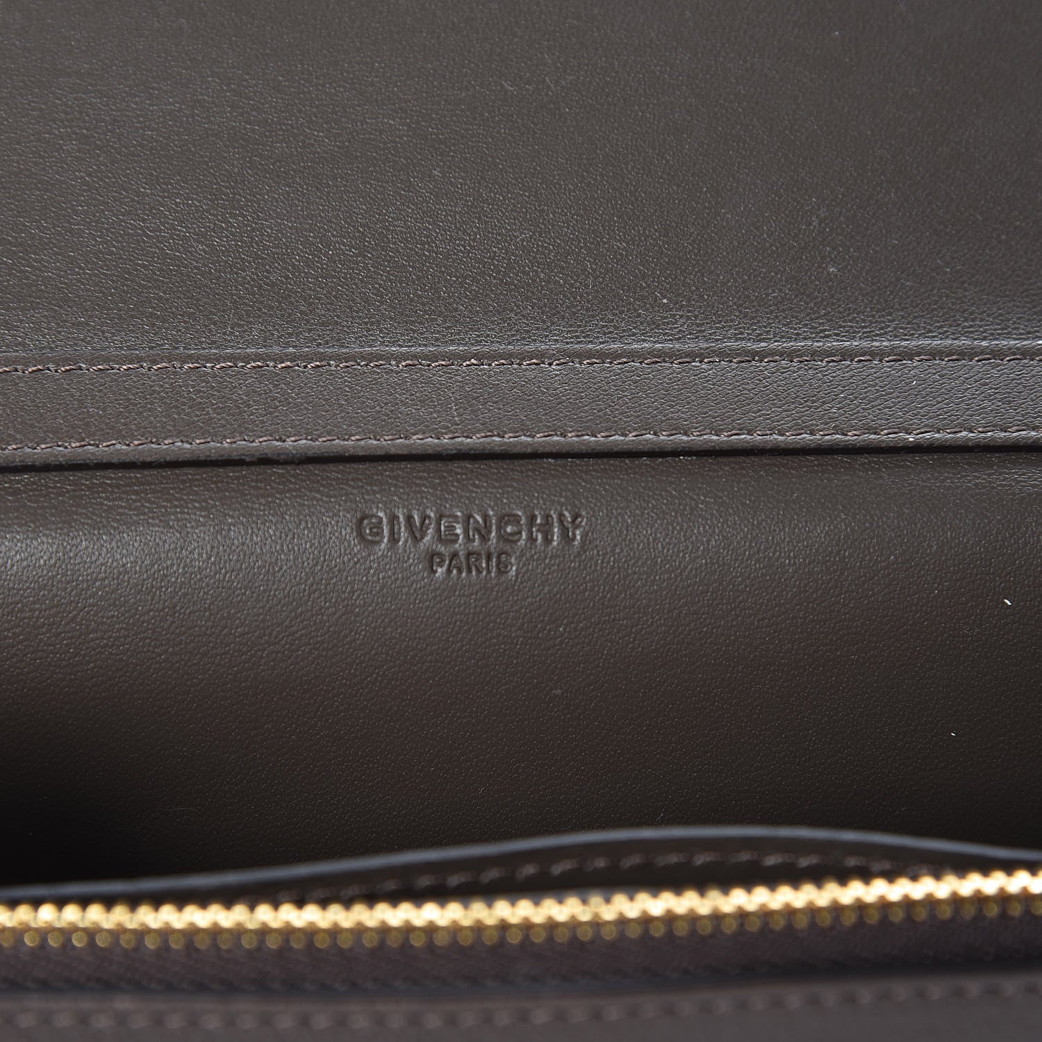 Givenchy Goatskin Embellished Pandora Chain Wallet Heather Grey 6 of 9