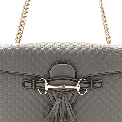 Gucci Soft Microguccissima Medium Emily Chain Shoulder Bag Loess 8 of 10