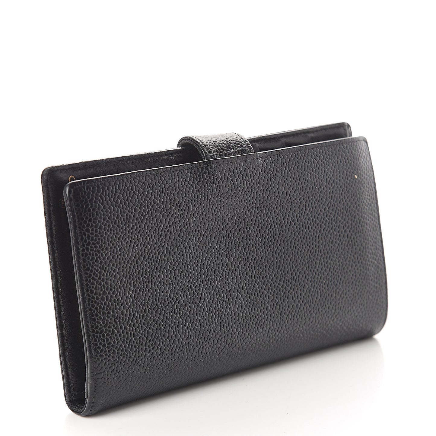 Caviar Timeless CC French Wallet Black