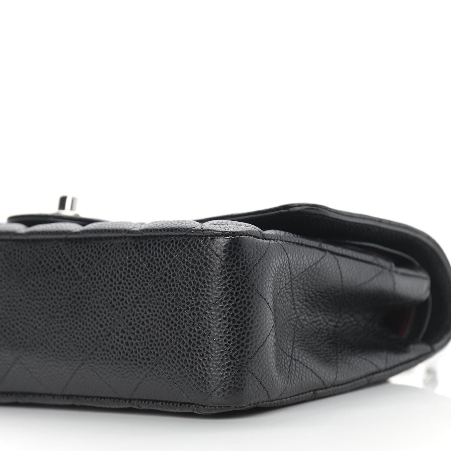 Chanel Caviar Quilted Medium Double Flap Black 8 of 9