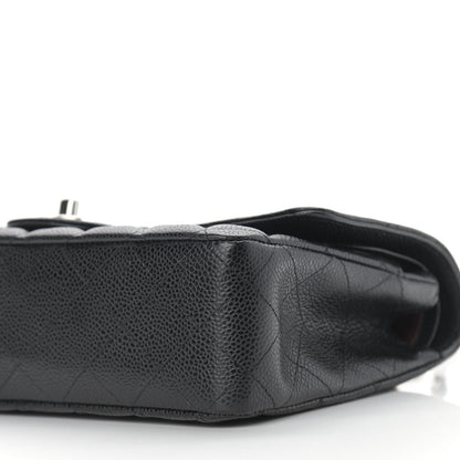 Chanel Caviar Quilted Medium Double Flap Black 8 of 9