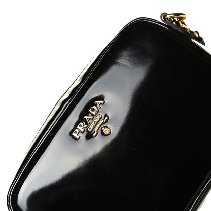 Prada Spazzolato Mini Camera Crossbody Black 5 of 6