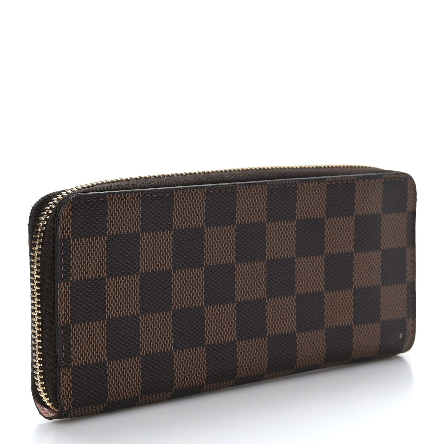 Damier Ebene Clemence Wallet Rose Ballerine