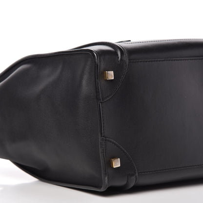 Celine Smooth Calfskin Mini Luggage Black 6 of 9