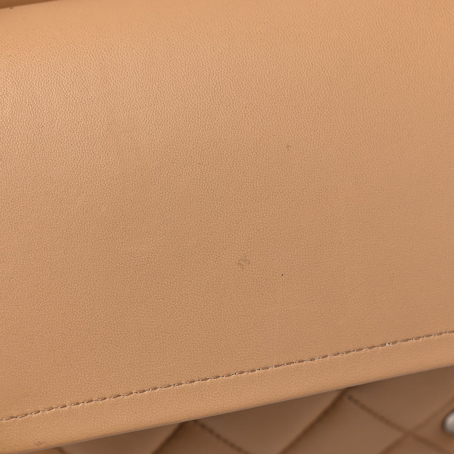 Chanel Lambskin Quilted Jumbo Double Flap Beige Clair 12 of 15