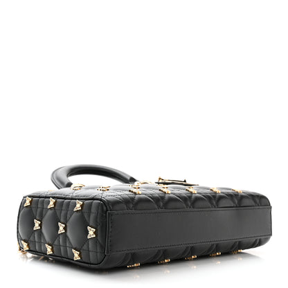Christian Dior Lambskin Butterfly Cannage Lady D-Joy Black 4 of 9