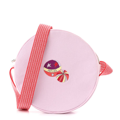 Hermes Cotton Embroidered Childrens Circus Sakarecre Bag 1 of 11