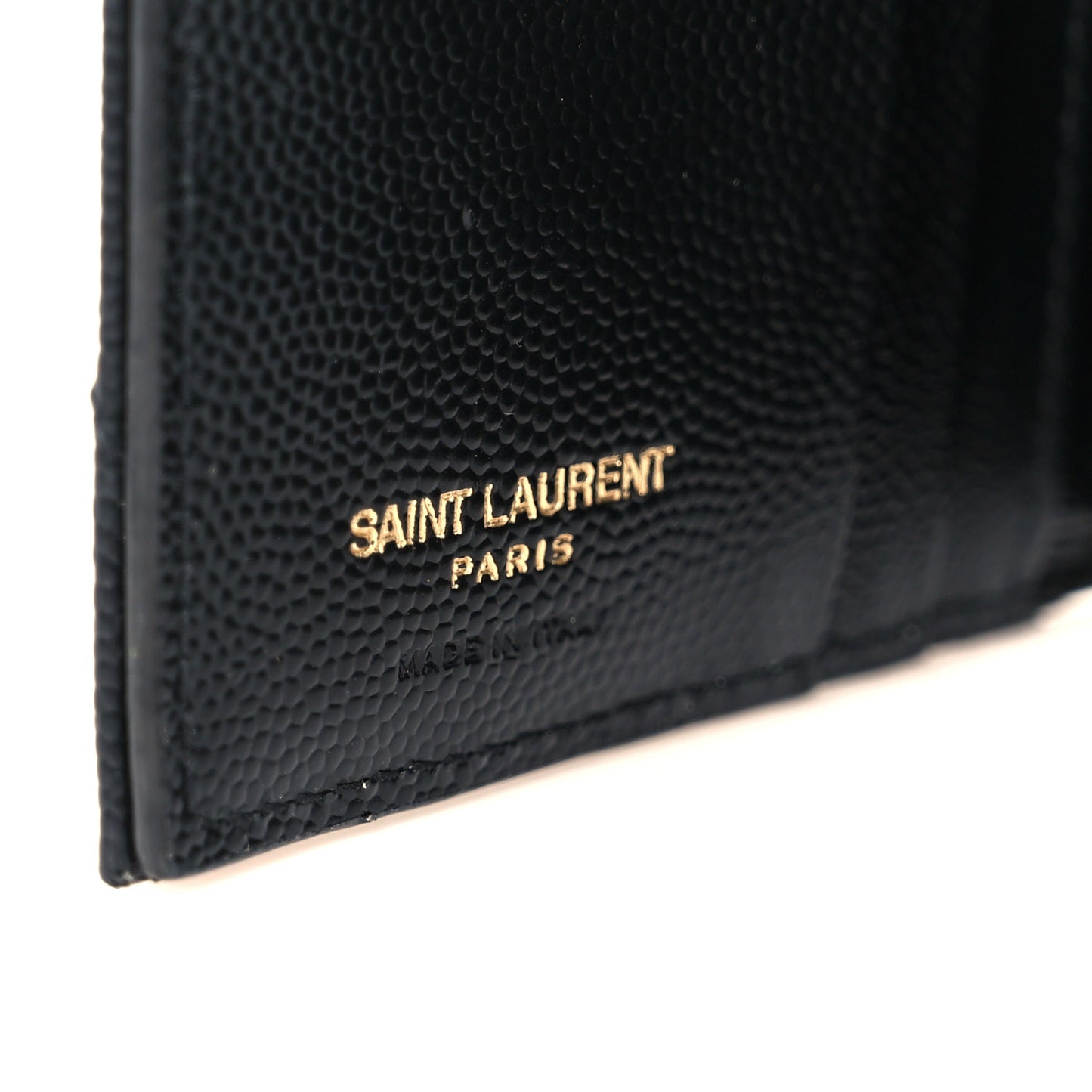 Grain De Poudre Matelasse Chevron Monogram Zipped Card Case Black