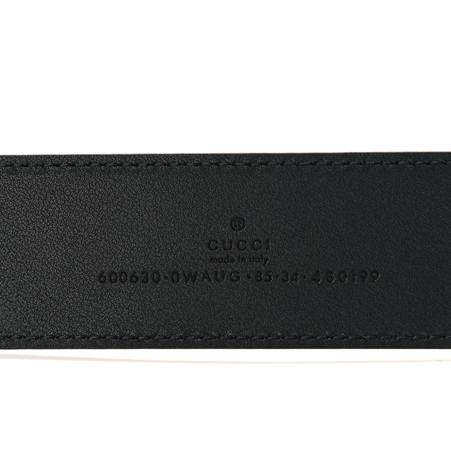 Gucci Calfskin Ceramic Glass Double G 40mm Belt 85 34 Black Multicolor 3 of 4