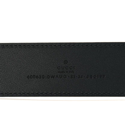 Gucci Calfskin Ceramic Glass Double G 40mm Belt 85 34 Black Multicolor 3 of 4