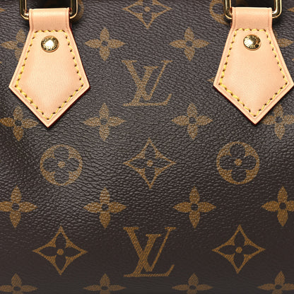 Louis Vuitton Monogram Speedy Bandouliere 20 Black 7 of 10