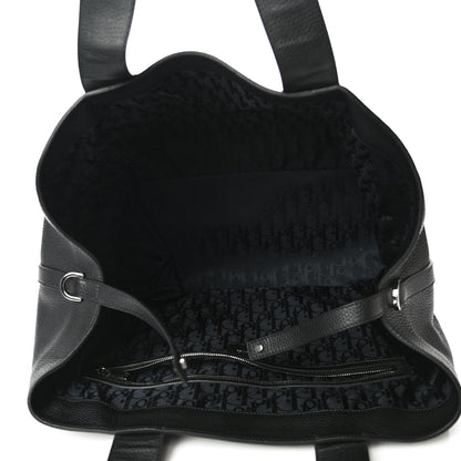 Christian Dior HOMME Grained Calfskin Tote Black 5 of 10