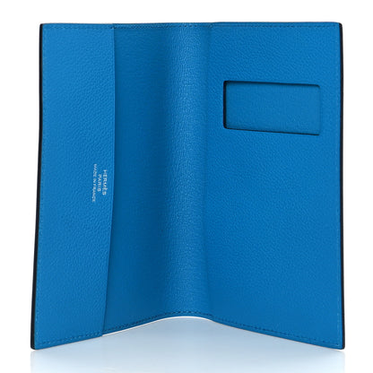 Hermes Evercolor MC2 Magellan Passport Holder Bleu Frida 5 of 8