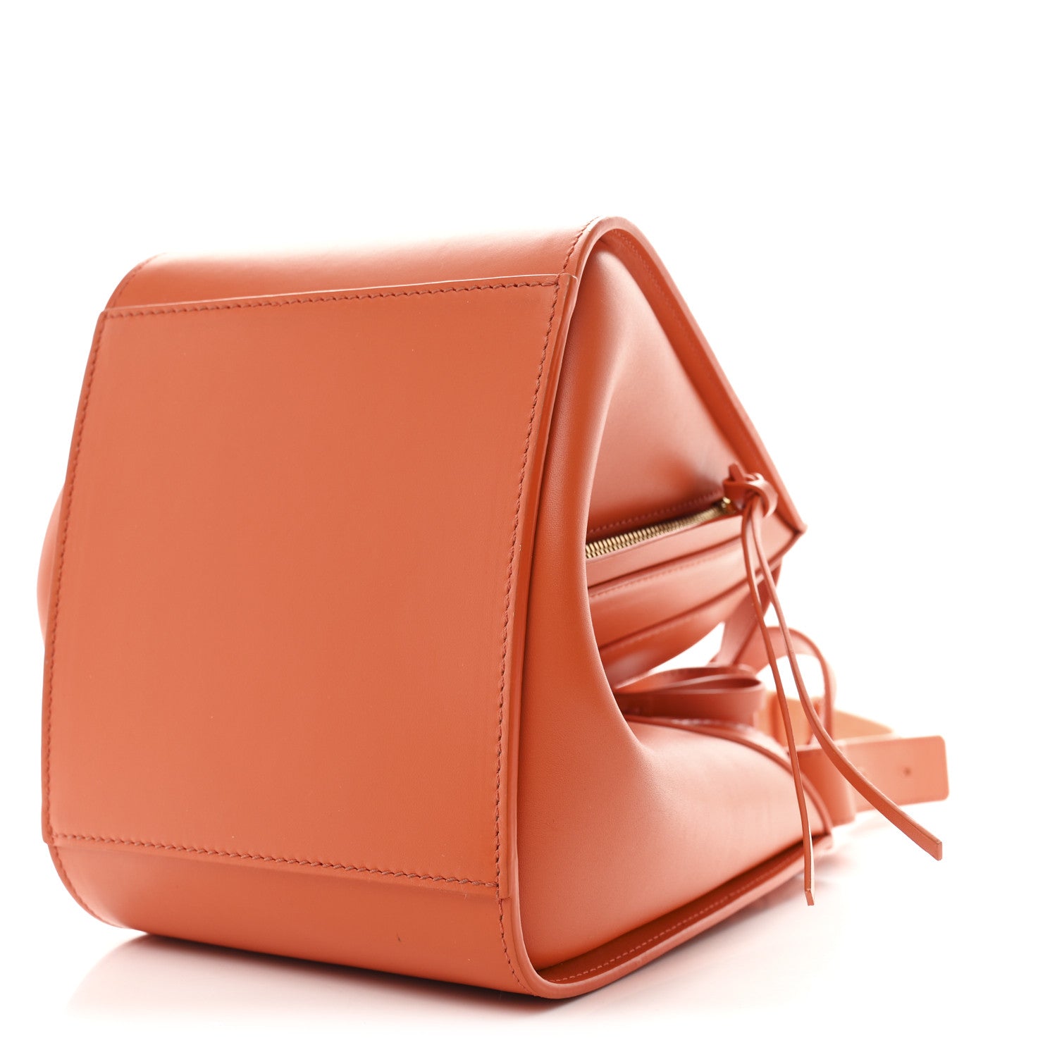 Loewe Satin Calfskin Compact Hammock Shoulder Bag Orange 10 of 10