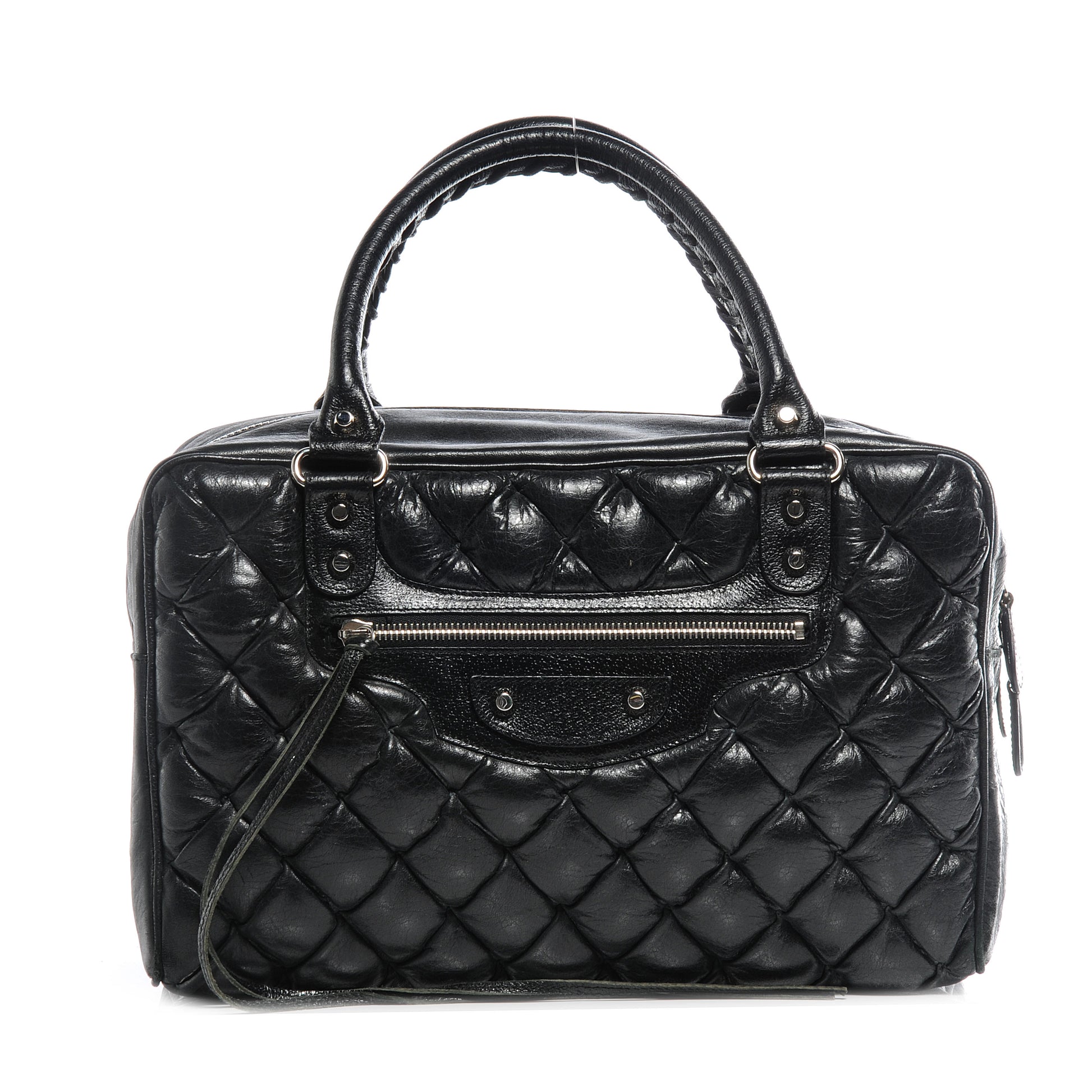 Balenciaga Chevre Quilted Matelasse MM Black 1 of 7