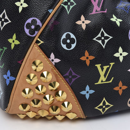 Louis Vuitton Monogram Multicolor Chrissie Black 12 of 14