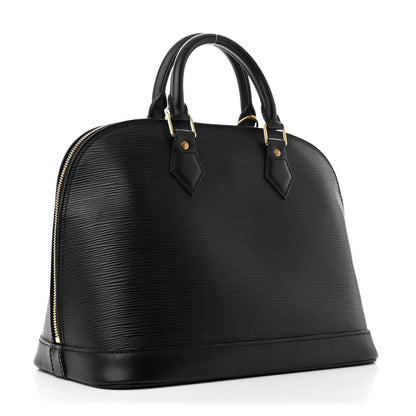 Louis Vuitton Epi Alma PM Black 3 of 11