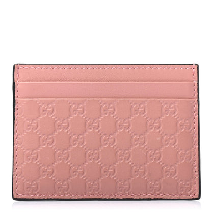 Gucci Microguccissima Card Holder Soft Pink 1 of 4