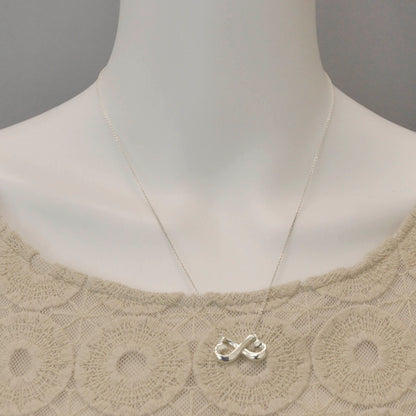 Tiffany Sterling Silver Paloma Picasso Infinity Necklace 2 of 5