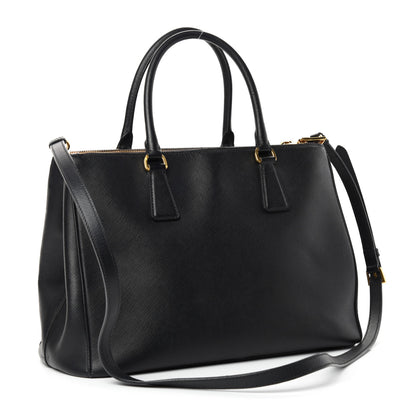 Prada Saffiano Medium Galleria Double Zip Tote Black 3 of 10