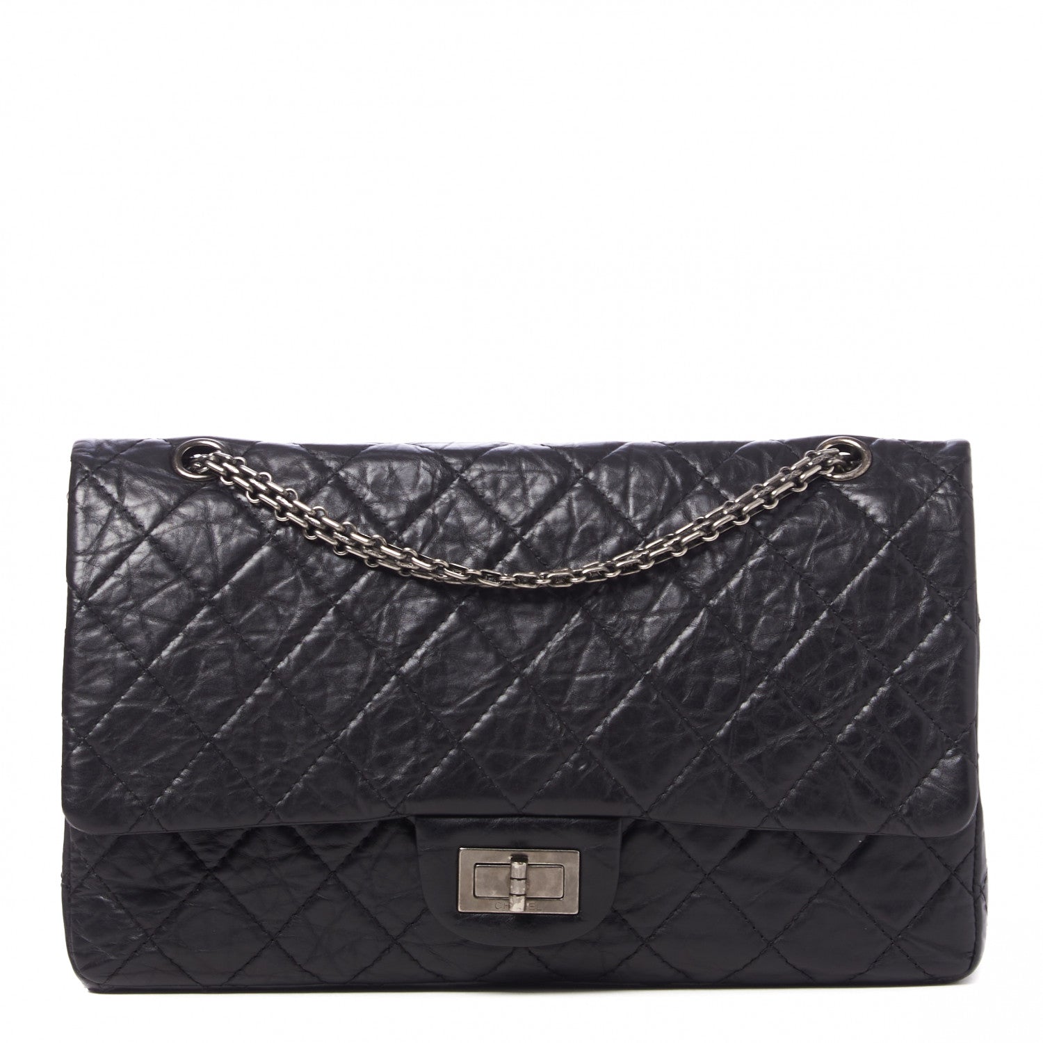 Chanel Aged Calfskin Quilted 2.55 Reissue 227 Flap Black 1 of 10