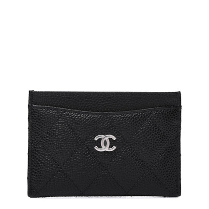 Chanel Caviar Quilted Card Holder Black 1 of 12