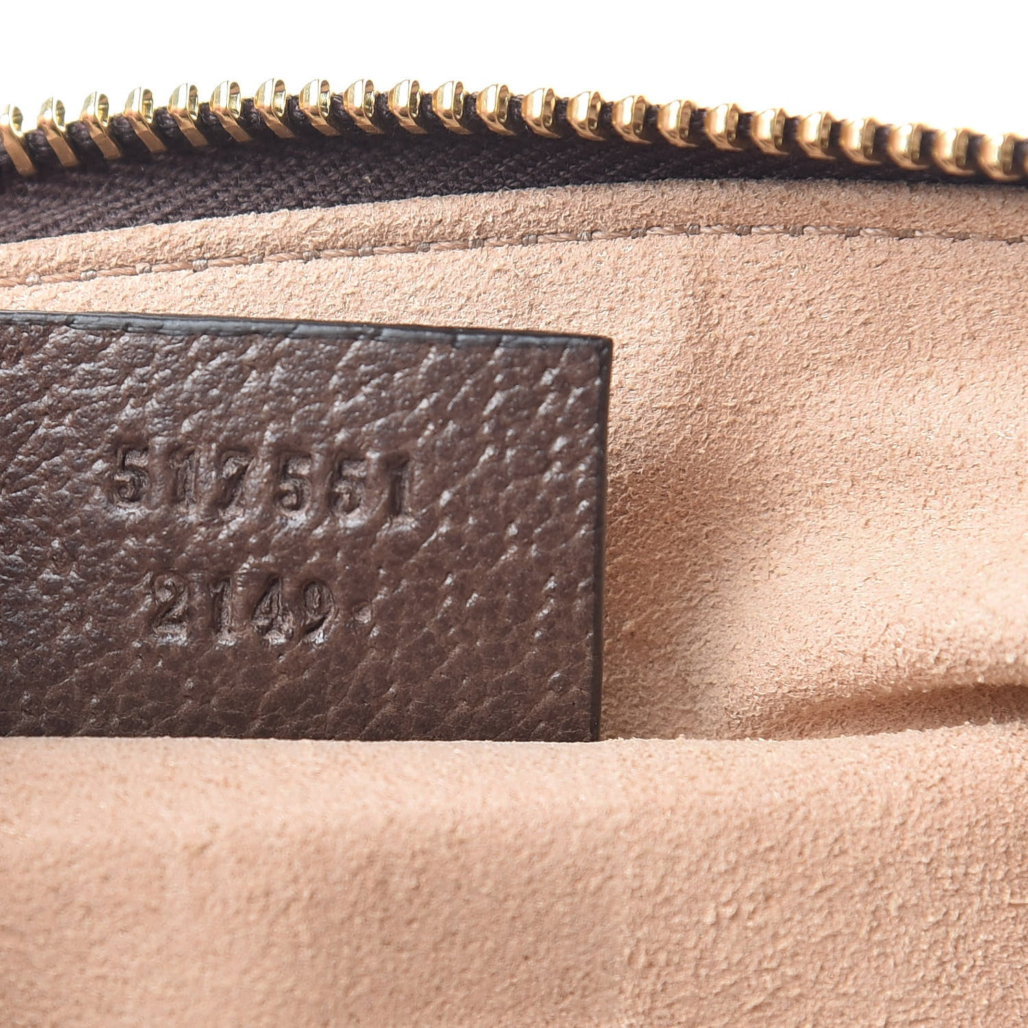 Gucci GG Supreme Monogram Large Ophidia Pouch Clutch Brown 7 of 9