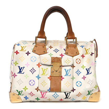 Louis Vuitton Monogram Multicolor Speedy 30 White 1 of 10