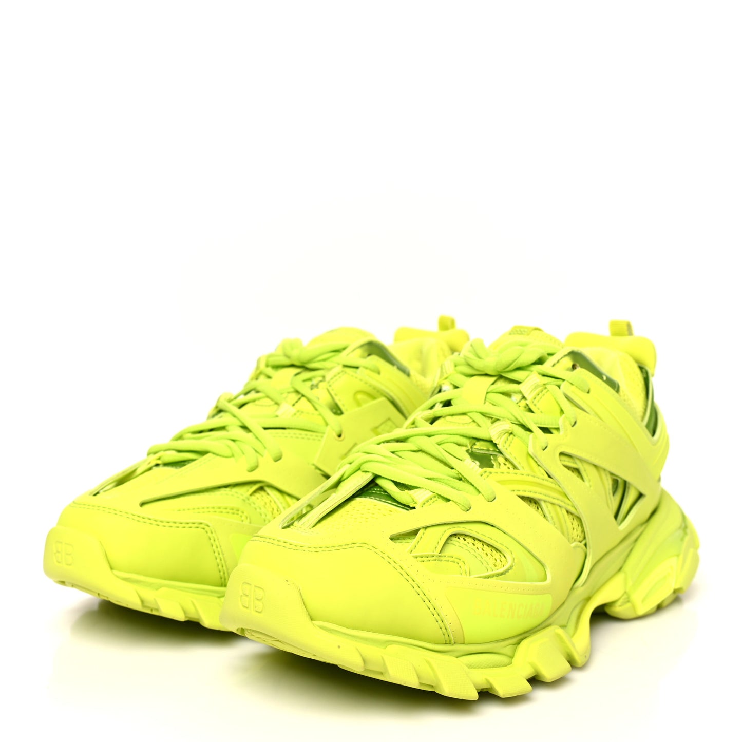 Mesh Rubber Mens Track Sneakers 41 Acid Lime