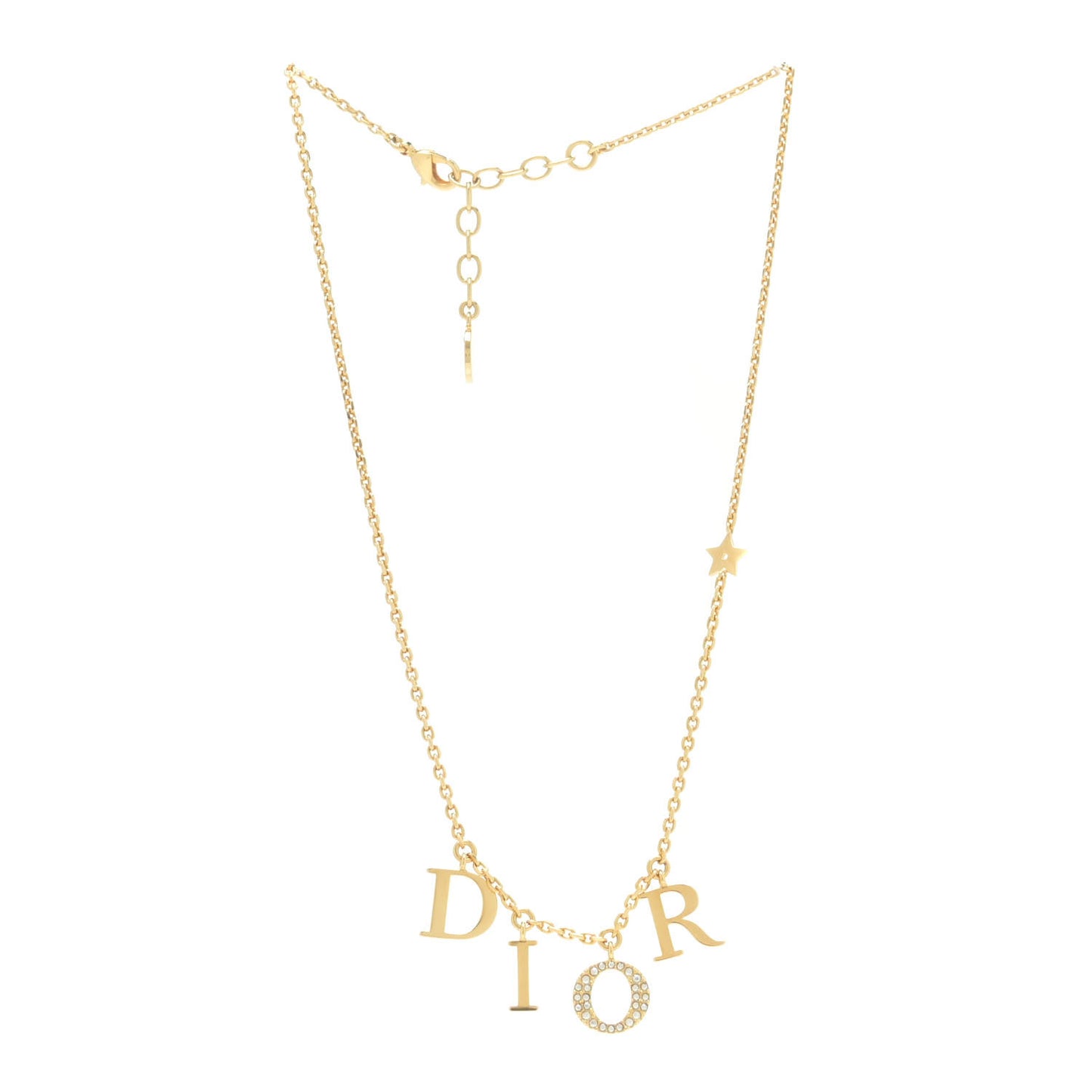 Crystal Dio(r)evolution Necklace Gold
