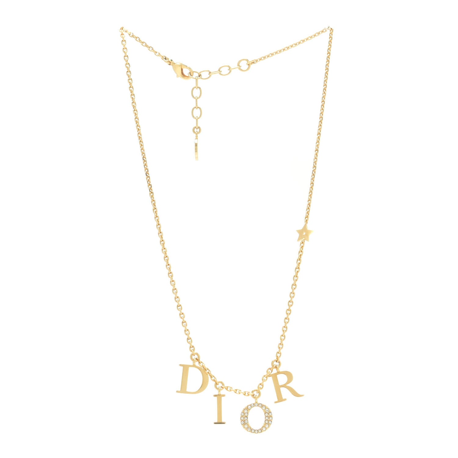 Christian Dior Crystal Dio(r)evolution Necklace Gold 3 of 6