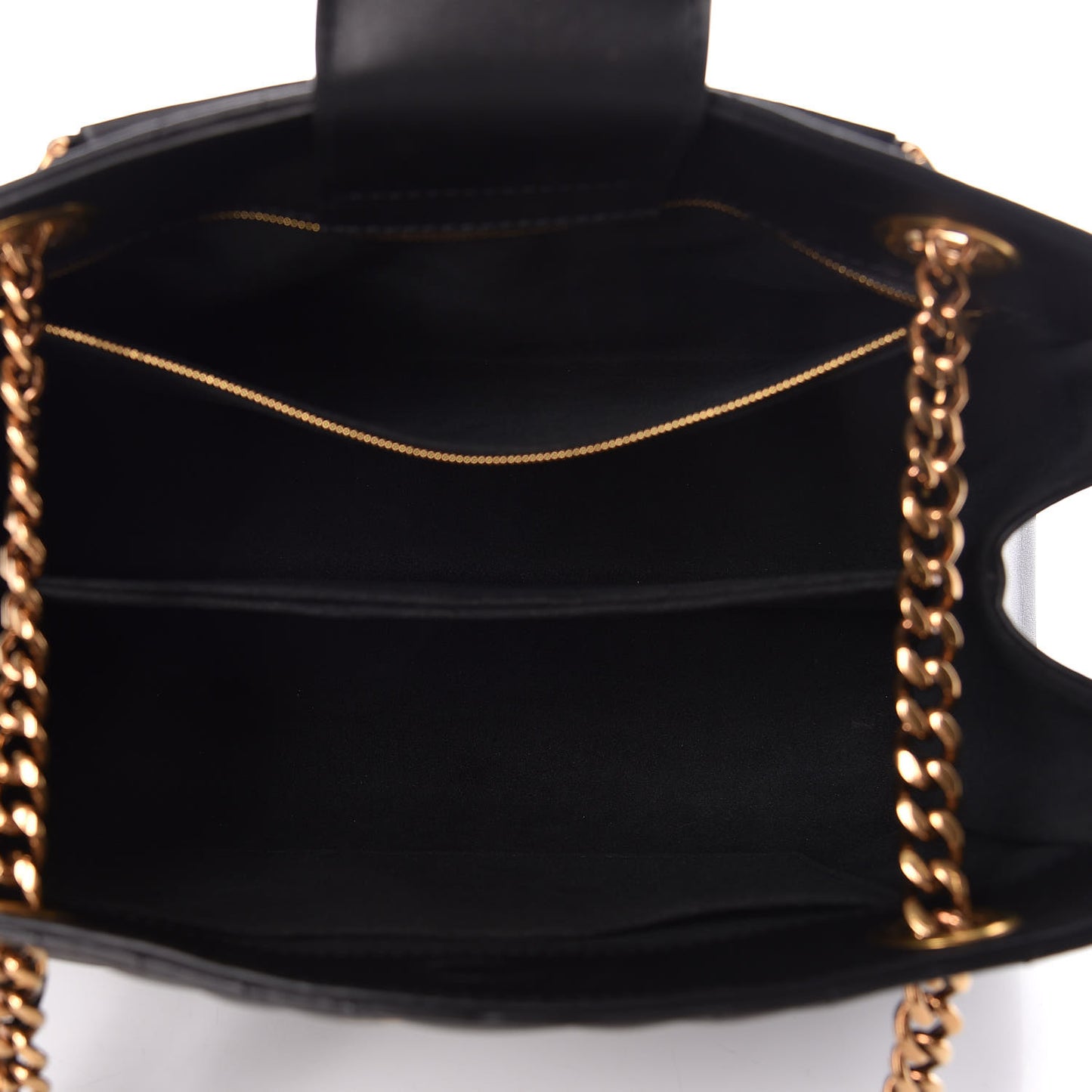 Calfskin New Wave Chain Tote Black