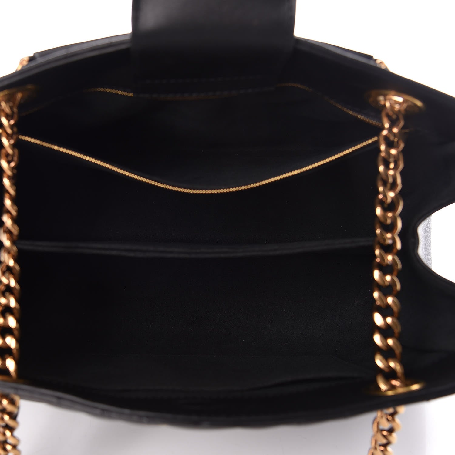 Louis Vuitton Calfskin New Wave Chain Tote Black 7 of 10