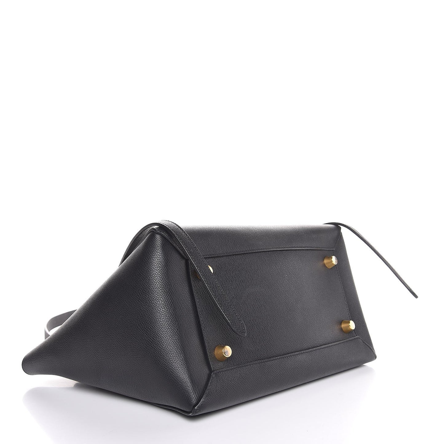 Grained Calfskin Mini Belt Bag Black