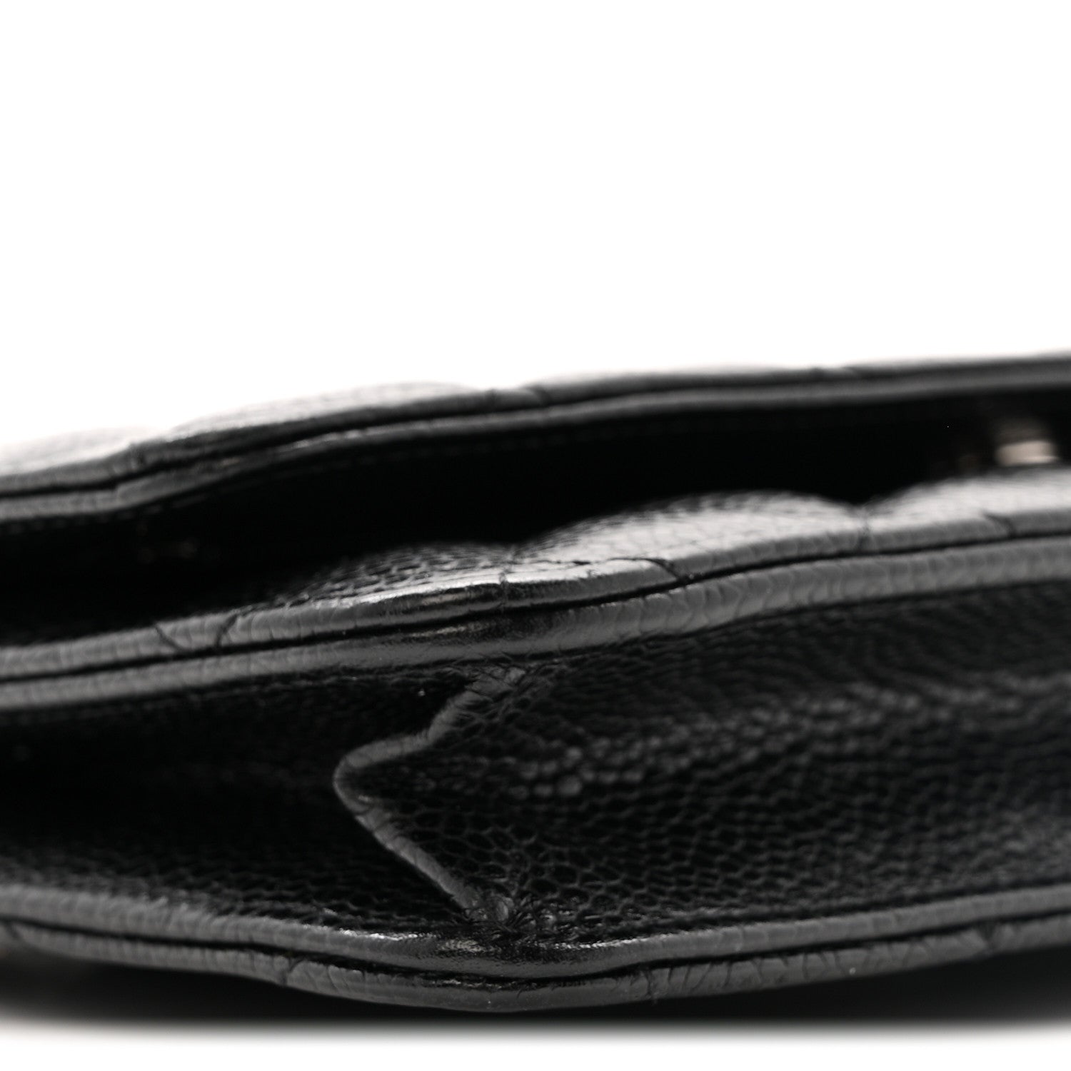 Chanel Caviar Quilted Wallet on Chain WOC Black 10 of 15