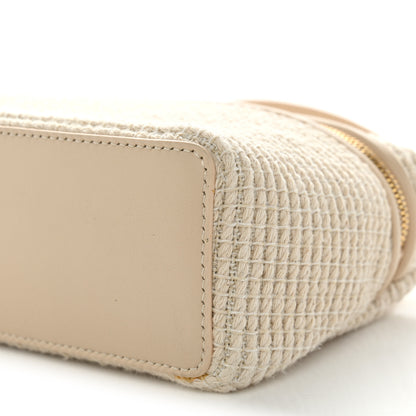Loro Piana Woven Cotton L19 Extra Pocket Pouch Natural Lotus Root 9 of 9