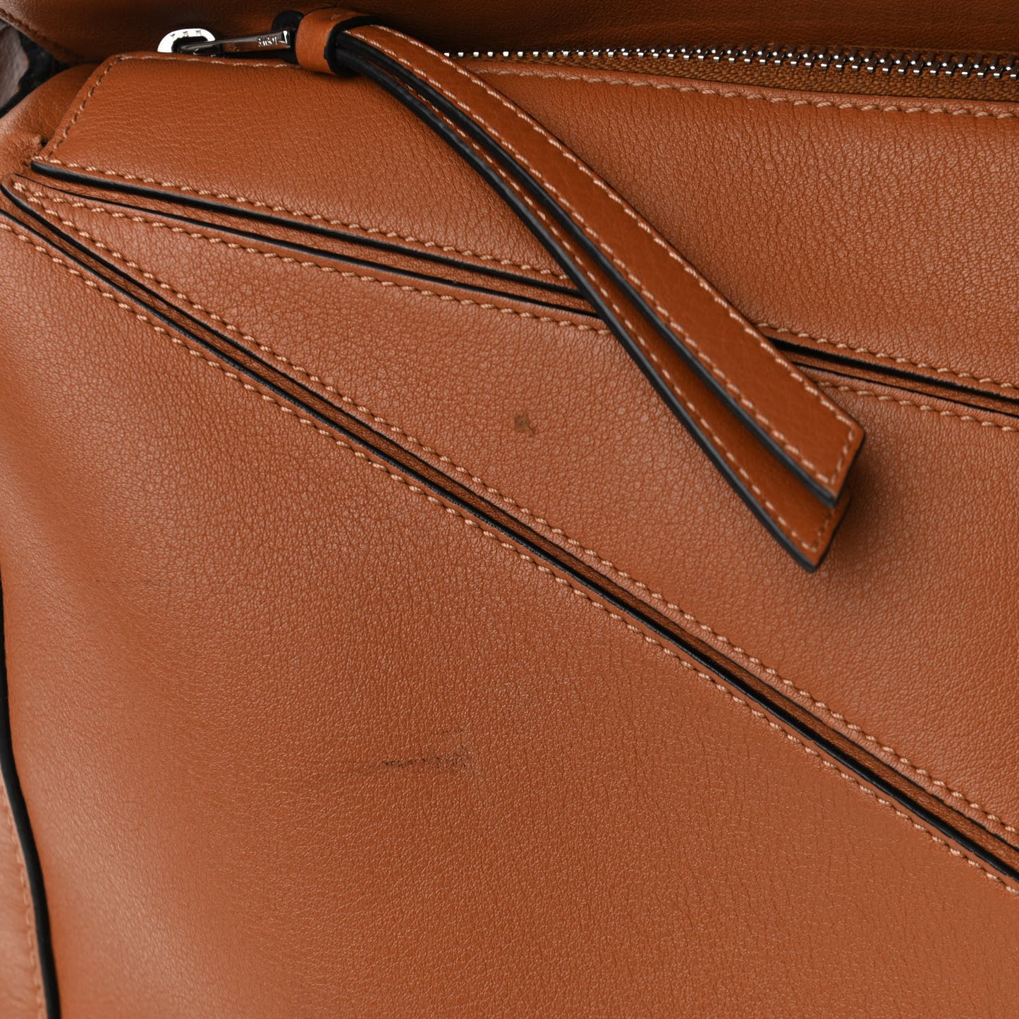 Calfskin Medium Puzzle Bag Tan