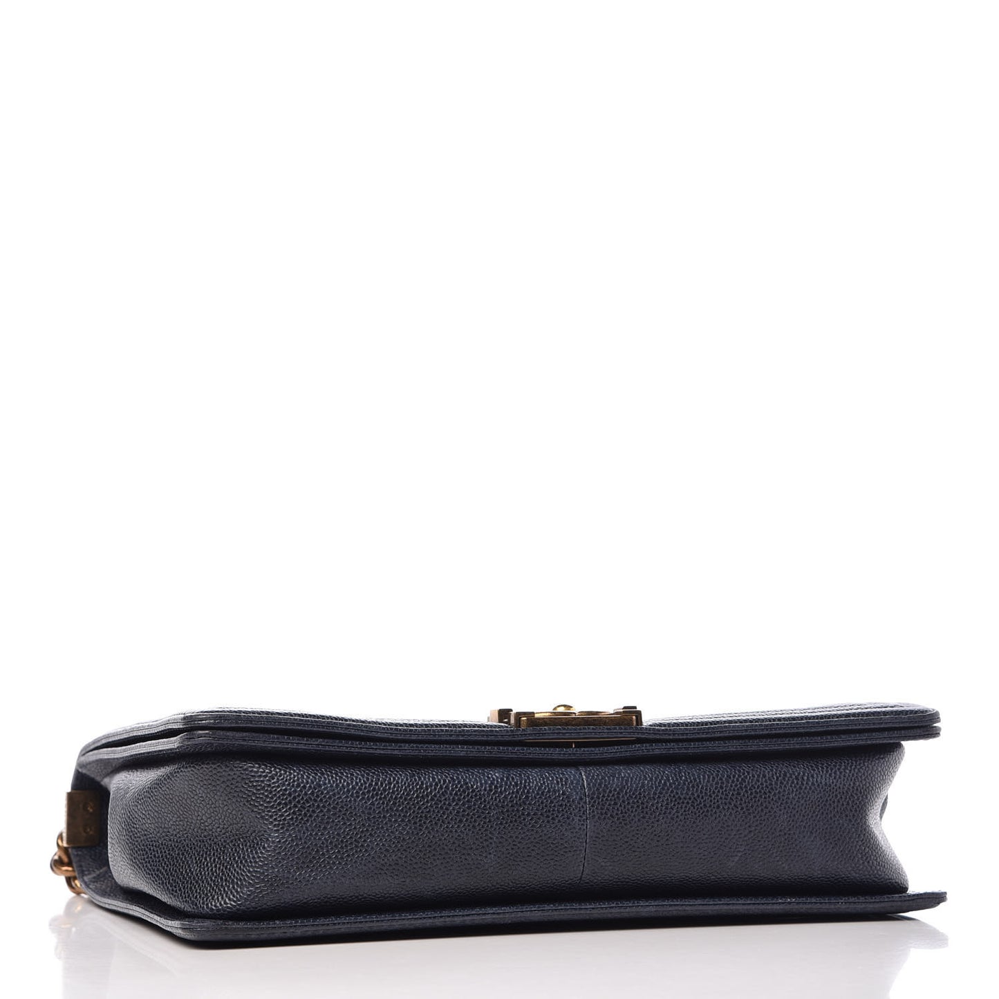 Caviar Quilted Large Boy Flap Blue