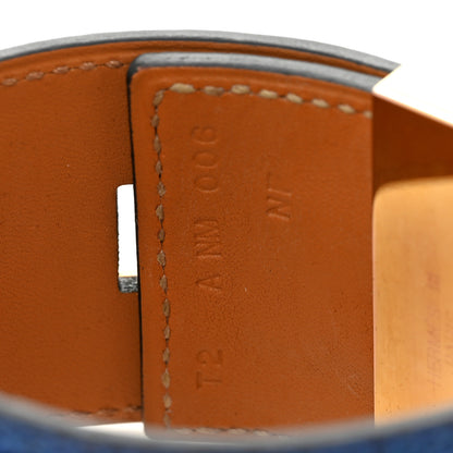 Hermes Lizard Collier De Chien CDC Bracelet T2 Bleu Saphir 5 of 6