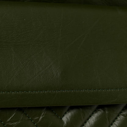 Chanel Aged Calfskin Chevron Quilted 2.55 Reissue 225 Flap Green 12 of 12