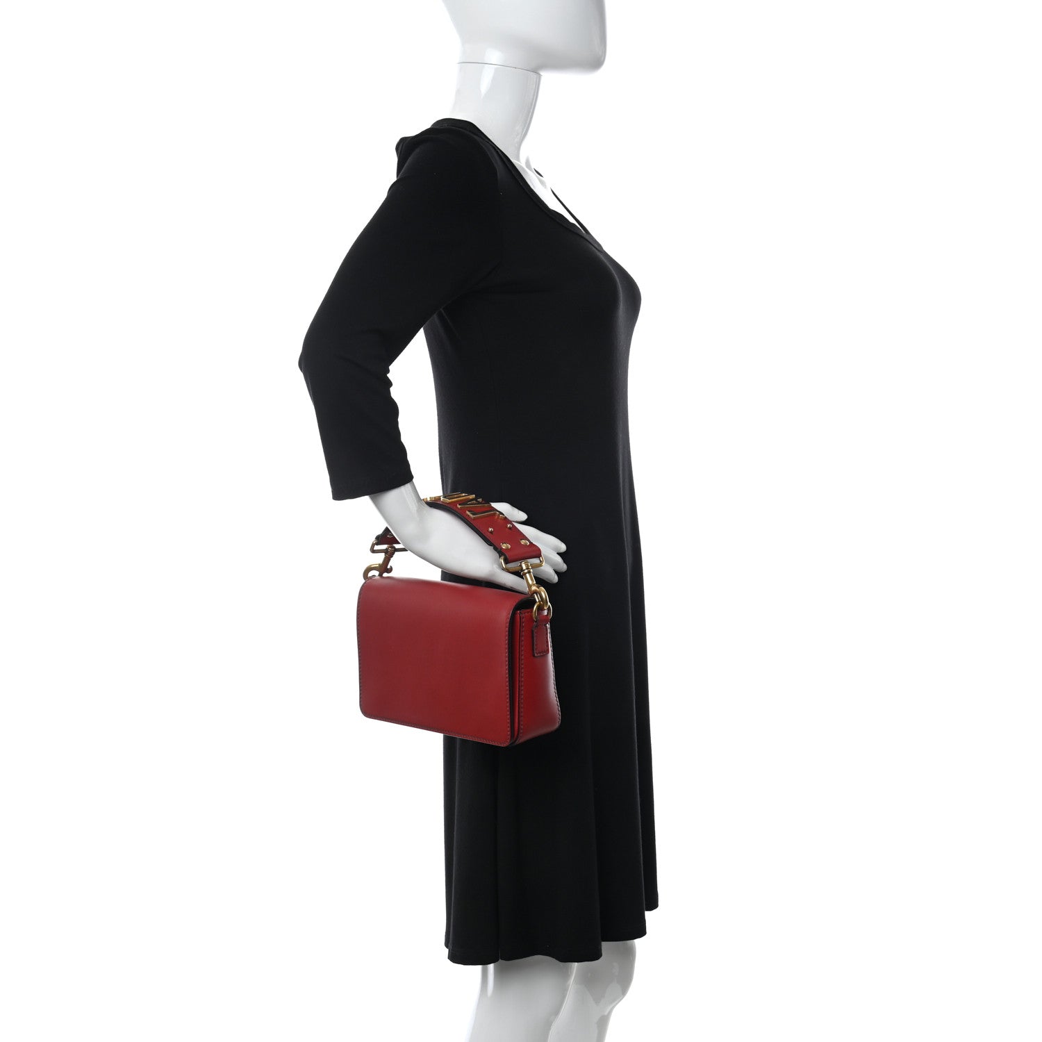 Christian Dior Calfskin J'Adior Flap Bag Red 2 of 11