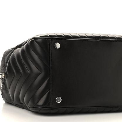 Saint Laurent Lambskin Mixed Matelasse Joan Bowling Bag Black 7 of 8