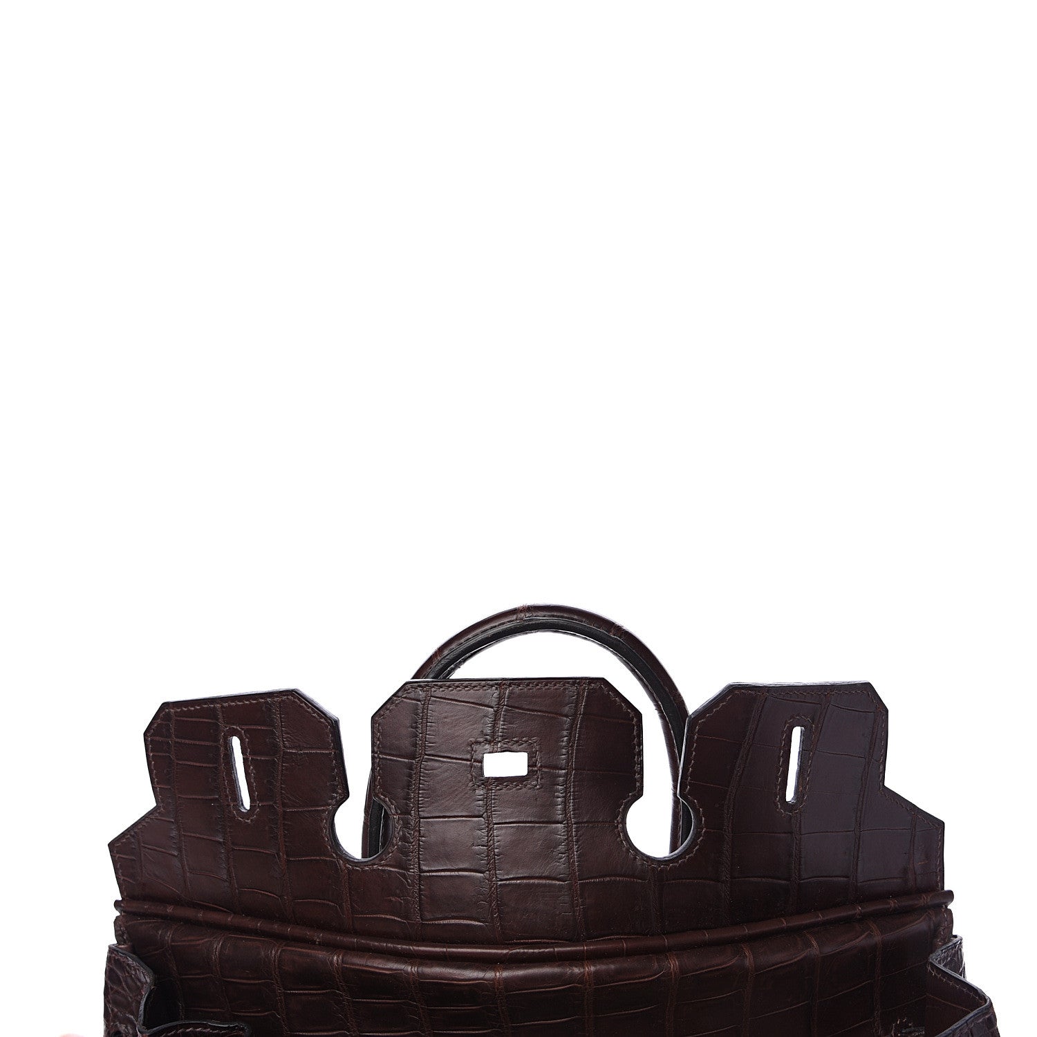 Hermes Matte Crocodile Birkin 35 Chocolate 16 of 37