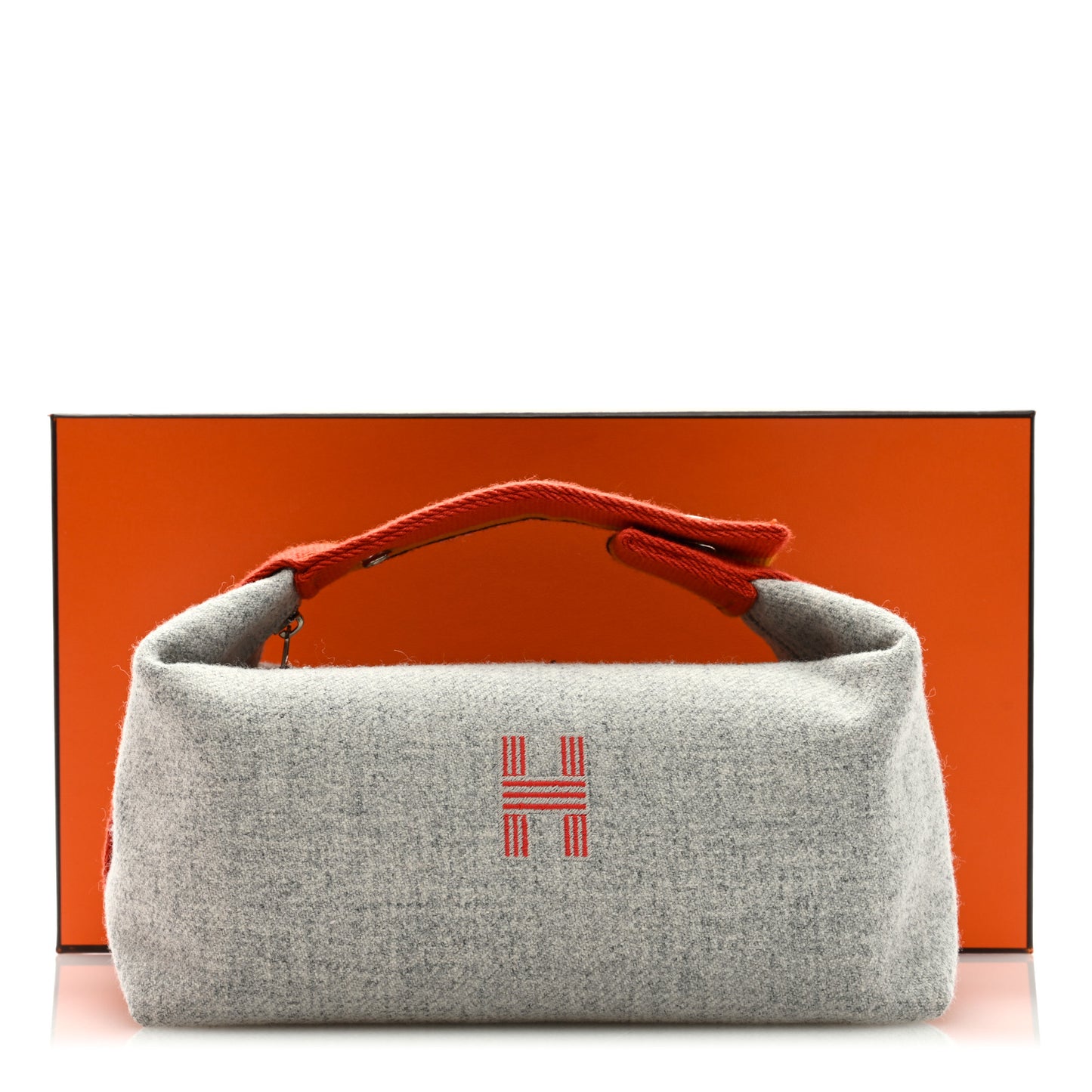 Canvas Small Bride-A-Brac Pouch Gris Flanelle