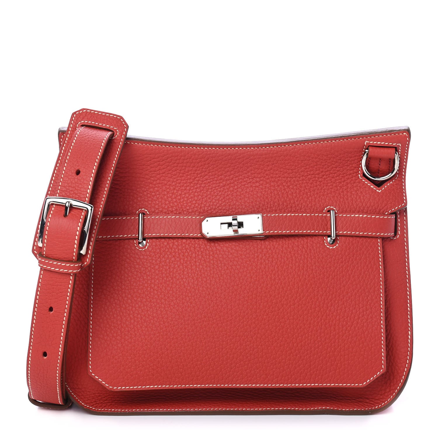 Hermes Taurillon Clemence Jypsiere 28 Sanguine 1 of 4