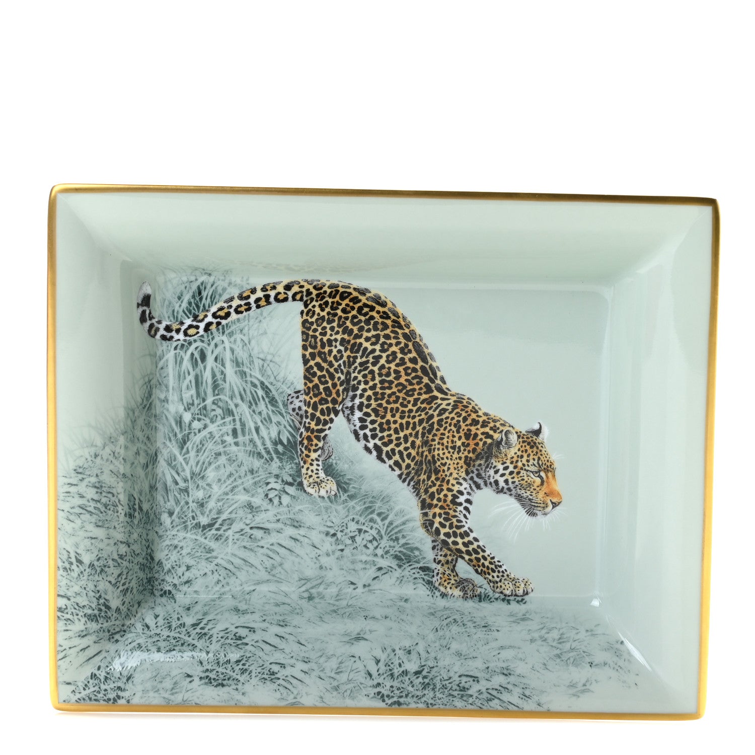 Hermes Porcelain Carnets D'Equateur Change Tray 1 of 6