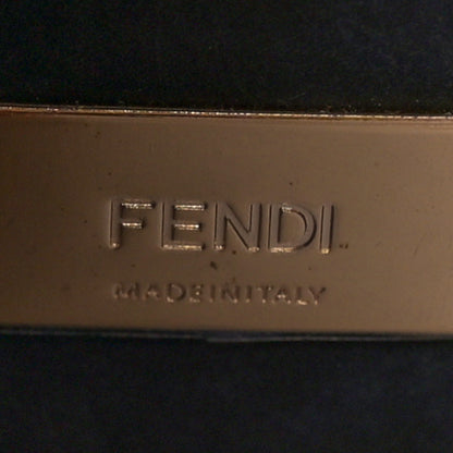 Fendi Nappa Nubuck Pequin Flower Inlay Mini Peekaboo Iconic Satchel Cuoio Multicolor 6 of 8