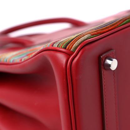 Hermes Swift Vibrato Birkin 35 Rouge Garance 10 of 15